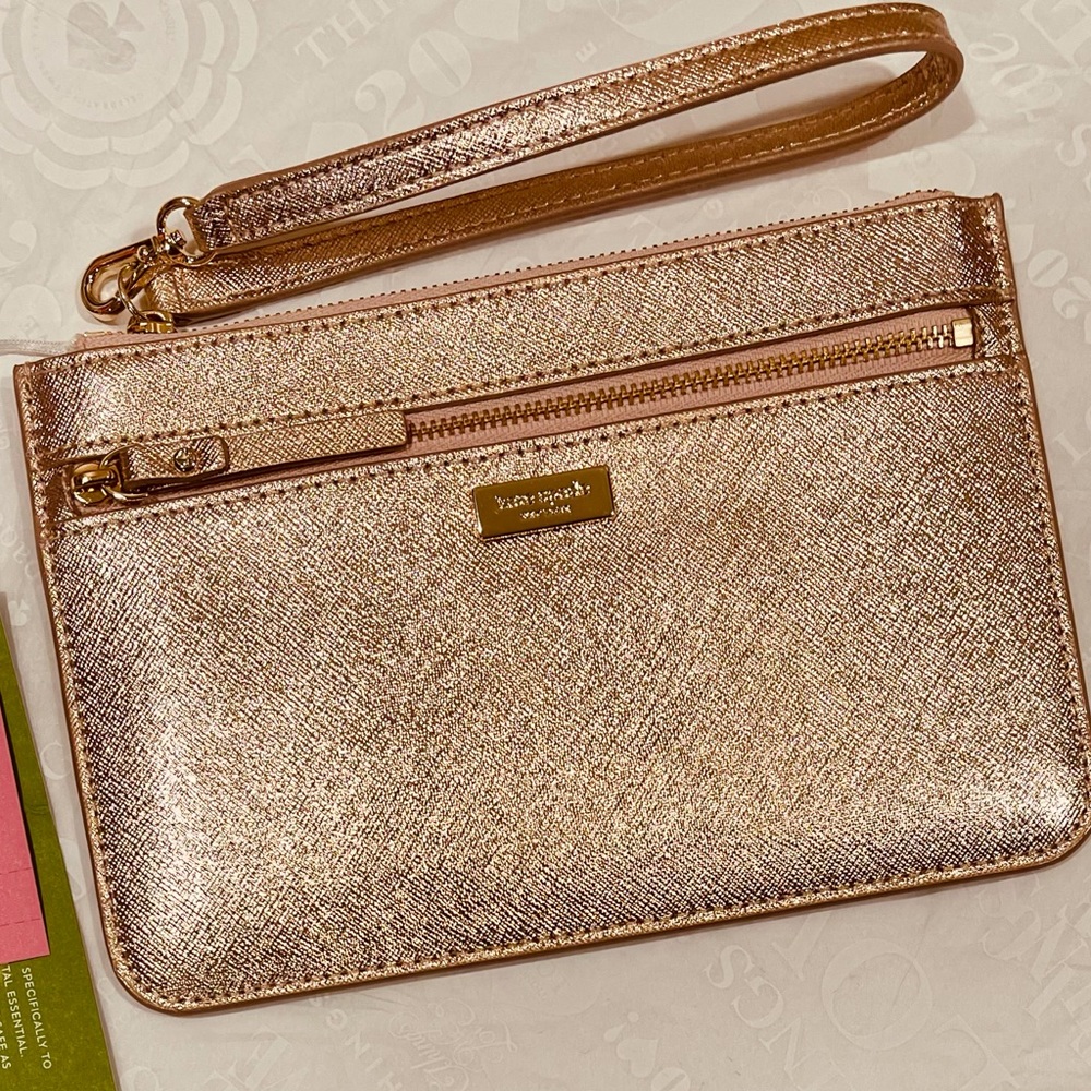 metallic leather wristlet by
KATE SPADE NEW YORK - Picture 17 of 17